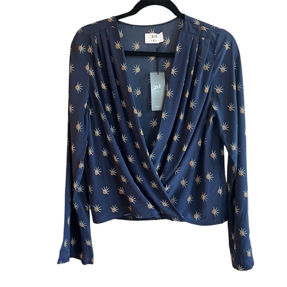 SIR the Label Indra Sun Ray Silk Blouse - Size 1 - Picture 1 of 16